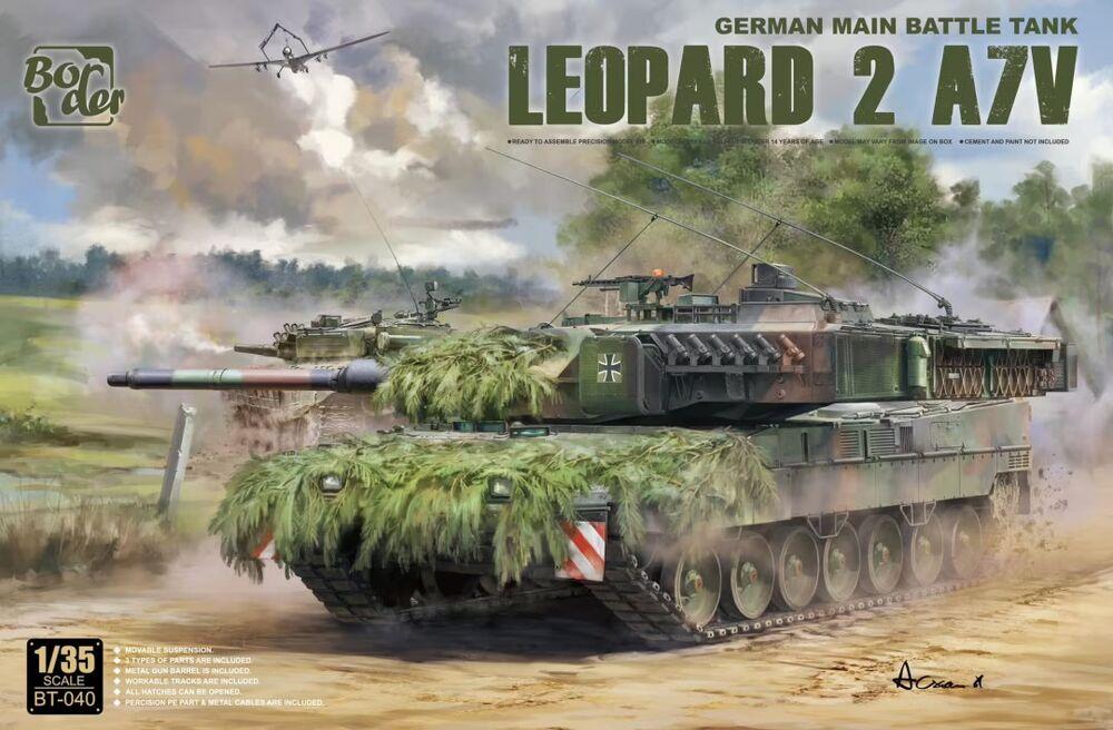 Leopard 2 A7V German MBT von Border Model