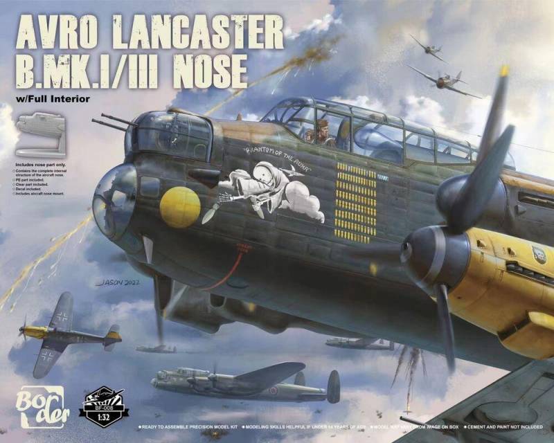 NOSE of Avro Lancaster B Mk.I/III w/ Full Interior von Border Model