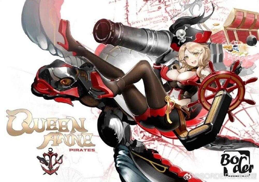 Pirate Captain Queen Anne von Border Model