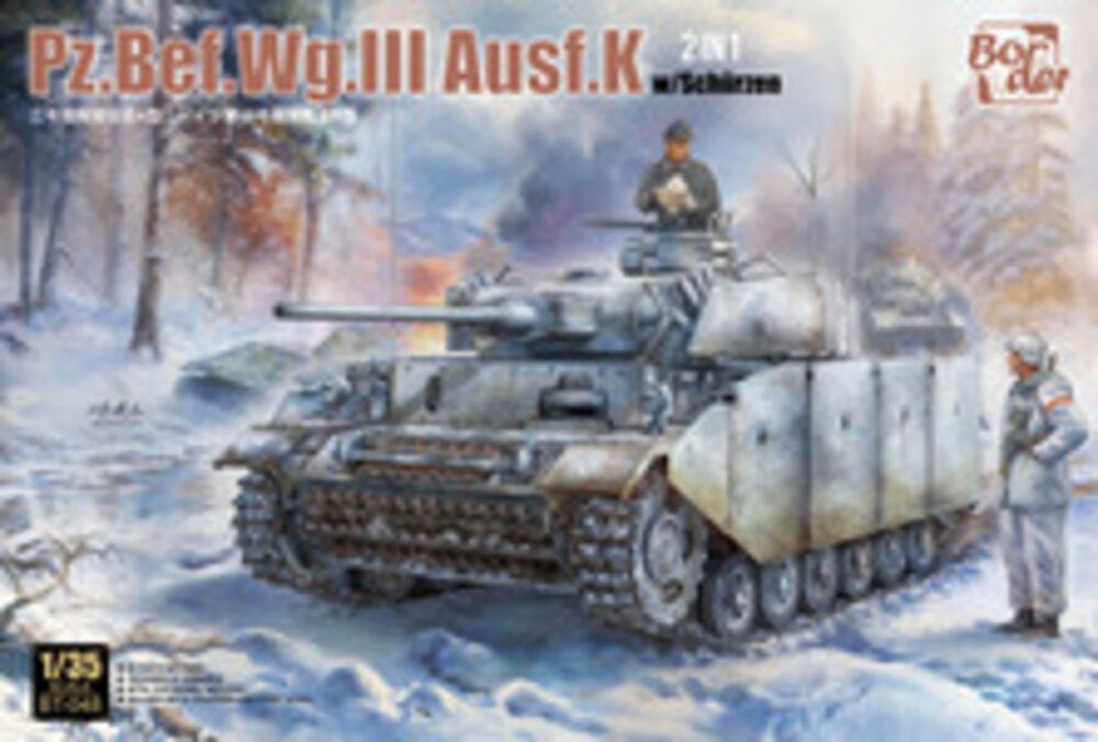 Pz.Bef.Wg.III Ausf.K w/ Shurzen 2 in 1 von Border Model