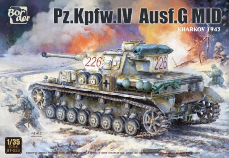Pz.Kpfw.IV Ausf. G MID Kharkov 1943 von Border Model
