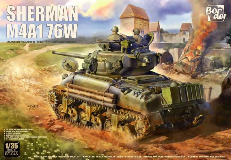 Sherman M4A1 76W von Border Model