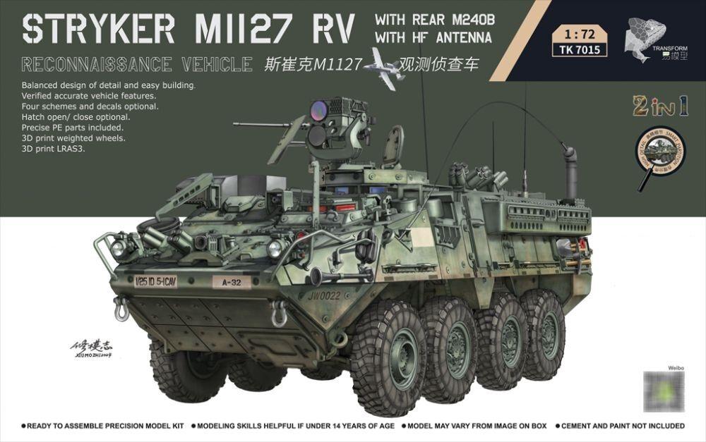 Stryker M1127 RV with Rear M240B and HF Antenna von Border Model