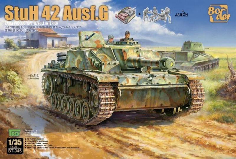 StuH 42 Ausf. G Early Production w/ Full Interior von Border Model