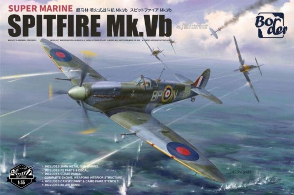 Super Marine Spitfire Mk.Vb w/ Interior von Border Model