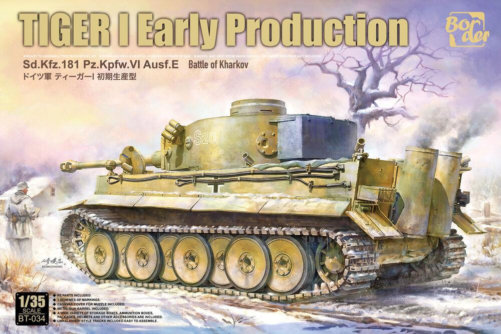 Tiger I Early Production Sd.Kfz.181 Pz.Kpfw. VI Ausf. E Battle of Kharkov von Border Model