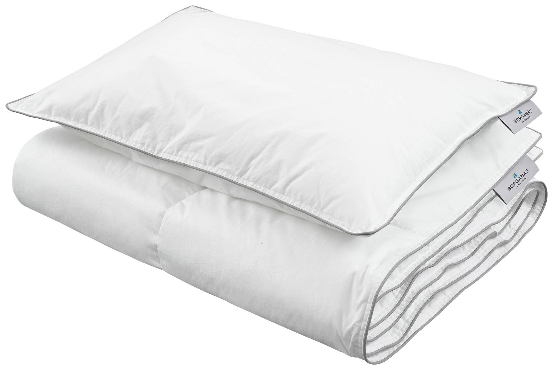 Borganäs Bettdecke und Kissen Luxusfaser Babybett 100x130 cm von Borganäs