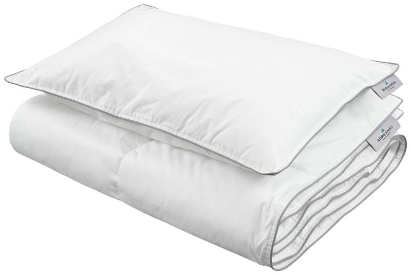 Borganäs Bettdecke und Kissen Luxusfaser Babybett 100x130 cm von Borganäs