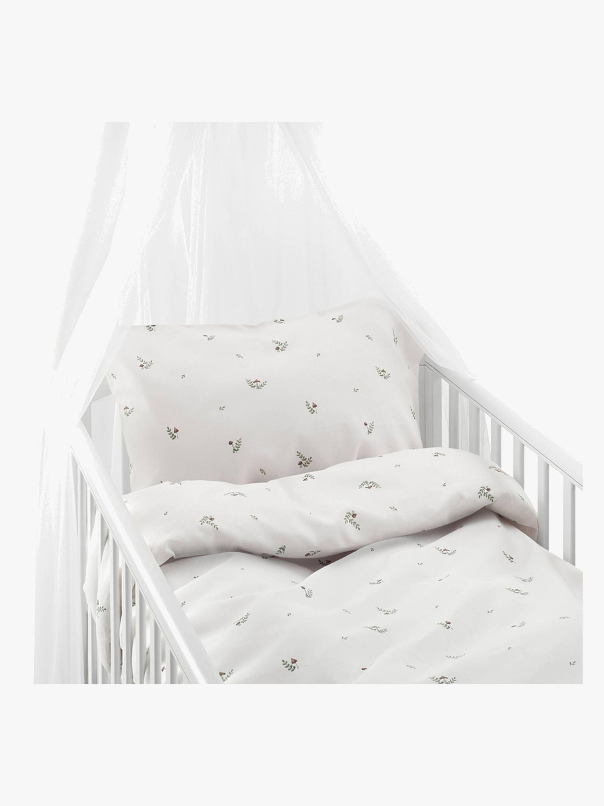 Borganäs Bettwäsche Babybett Alvin Zweiteilig 100x130, Beige von Borganäs