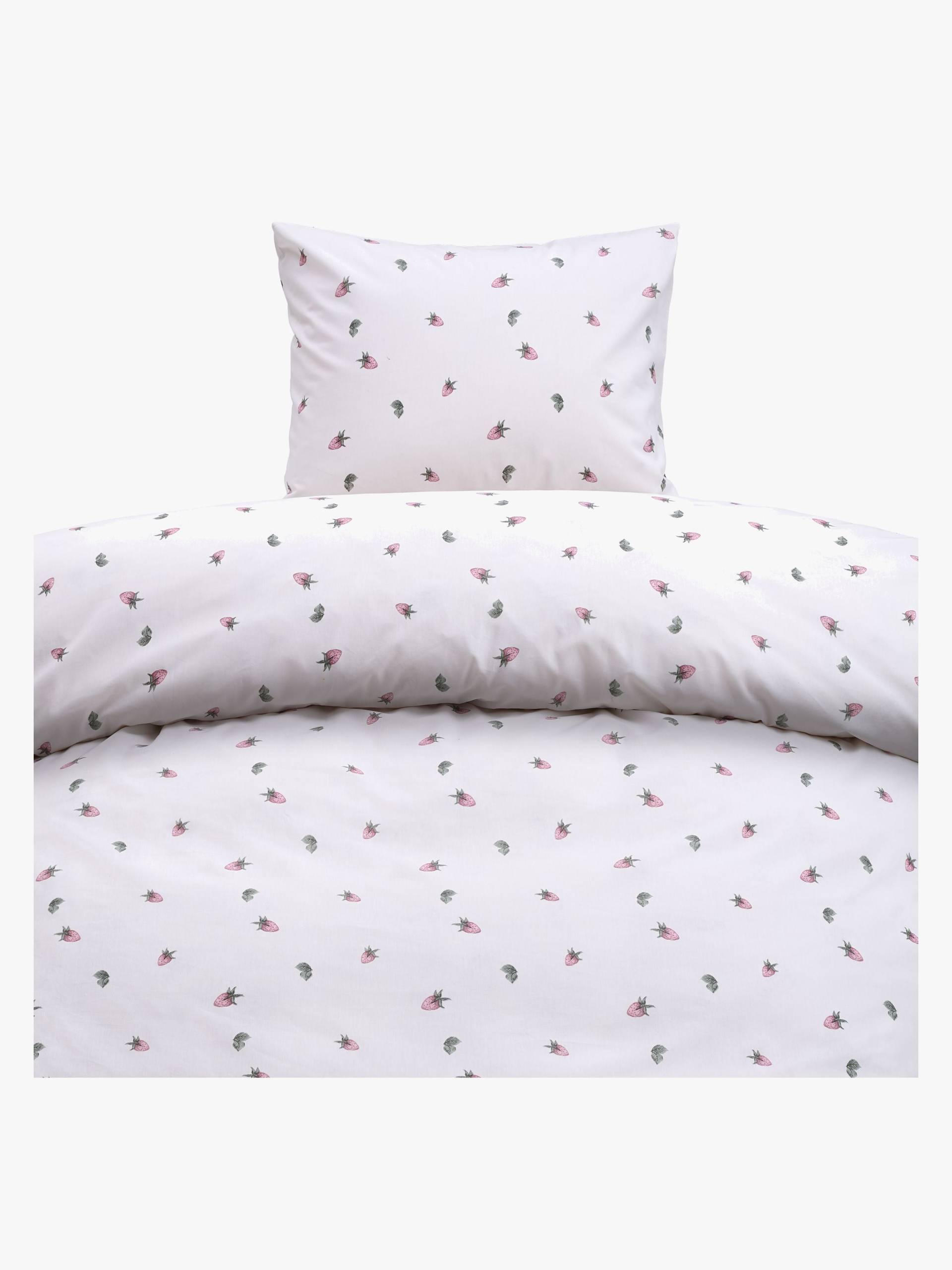 Borganäs Bettwäsche Babybett Erdbeertraum 100x130 cm Borganäs Bettwäsche Babybett Erdbeertraum 100x130 cm von Borganäs