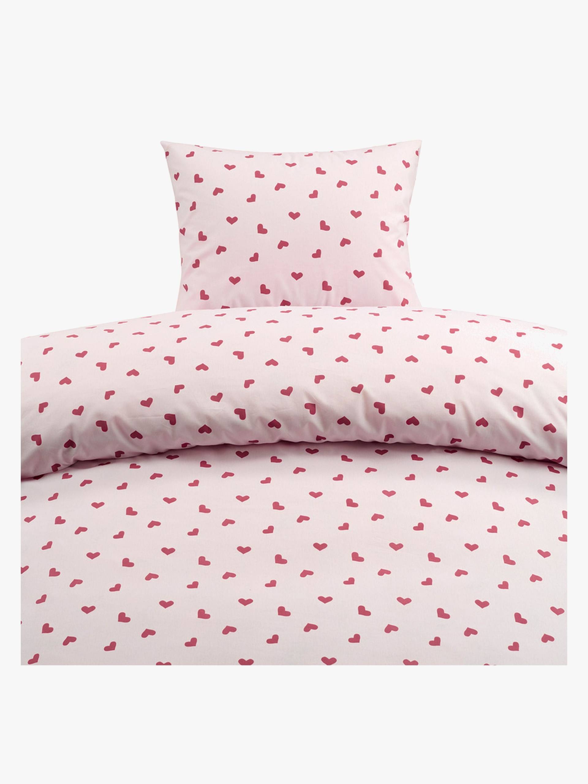 Borganäs Bettwäsche Hjärtrud 150x210, Rosa von Borganäs