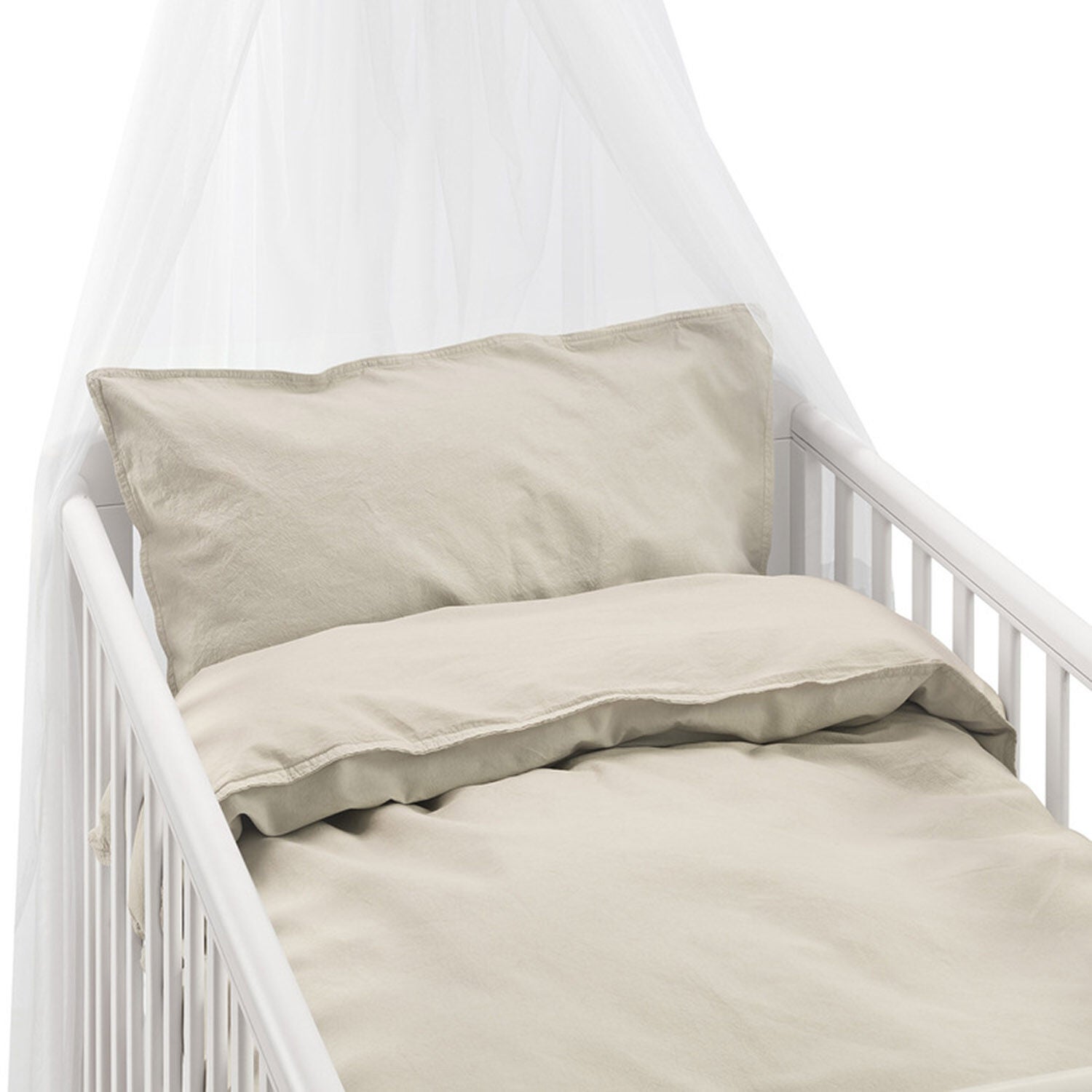 Borganäs Bettwäsche Humble 100 x 130 cm Zweiteilig, Beige Borganäs Bettwäsche Humble 100 x 130 cm Zweiteilig, Beige von Borganäs