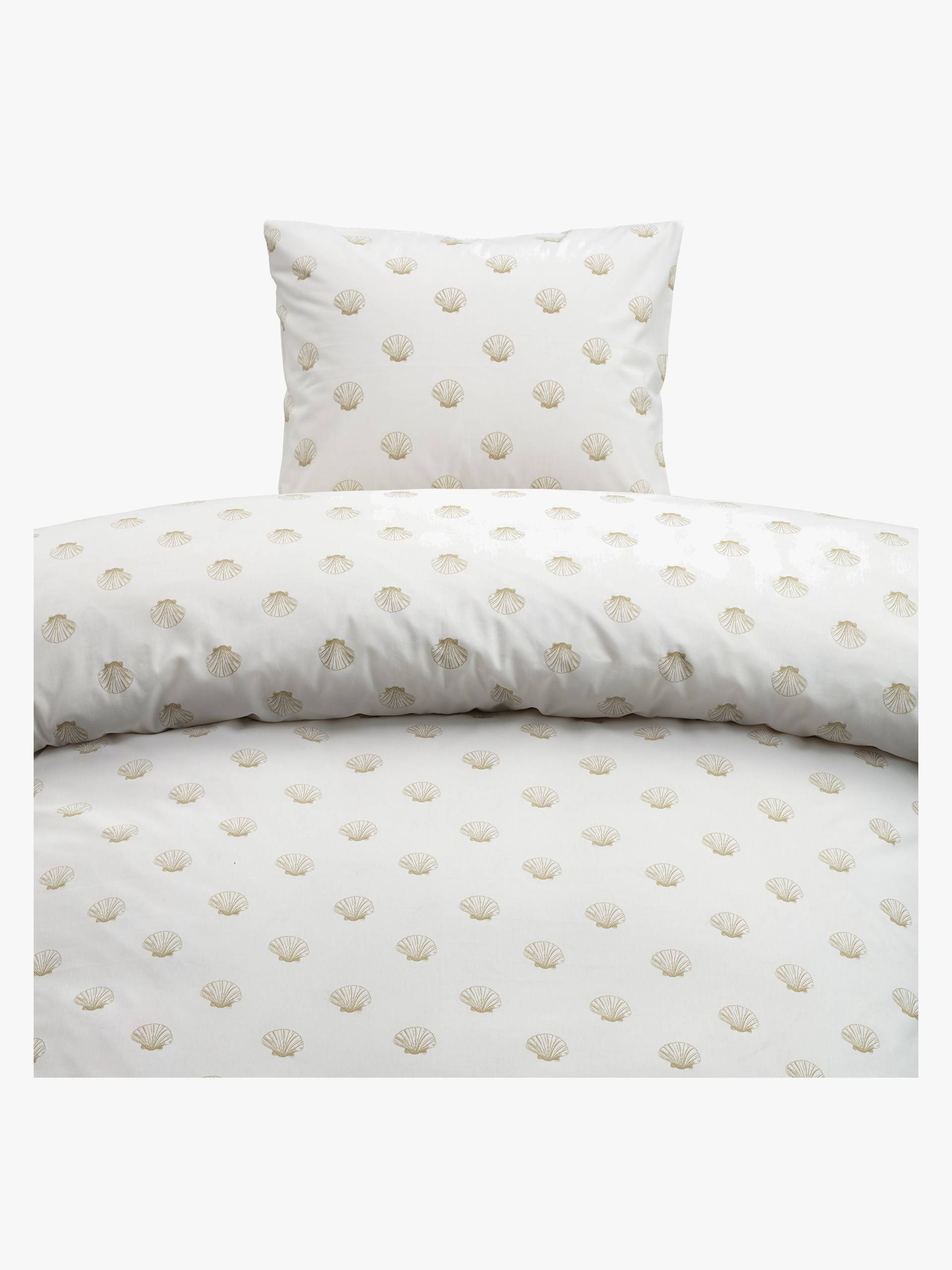 Borganäs Bettwäsche Meeresbrise 150x210, Gelb von Borganäs