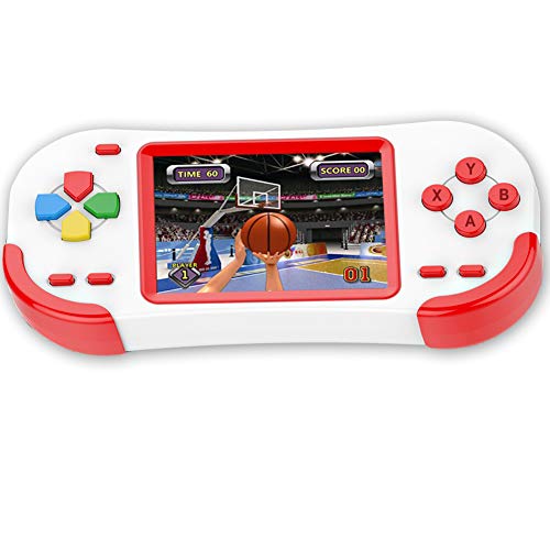 Bornkid 16 Bit Handheld Spielekonsole für Kinder und Erwachsene mit Integriertem 220 HD Videospiel 3,0 Zoll Seniors Electronic Handheld Spiele Jungen Mädchen Geburtstags Geschenk von Bornkid