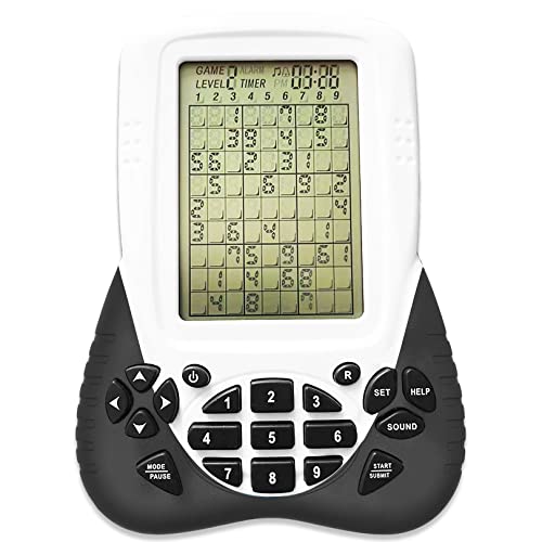Bornkid Sudoku Elektronische Gehirns piele Konsole für Kinder Aldults ältere Menschen mit Zwei Millionen 9 × 9 Puzzles von leicht bis hart 3,5 Zoll Augenschutz-Bildschirm (schwarz) von Bornkid