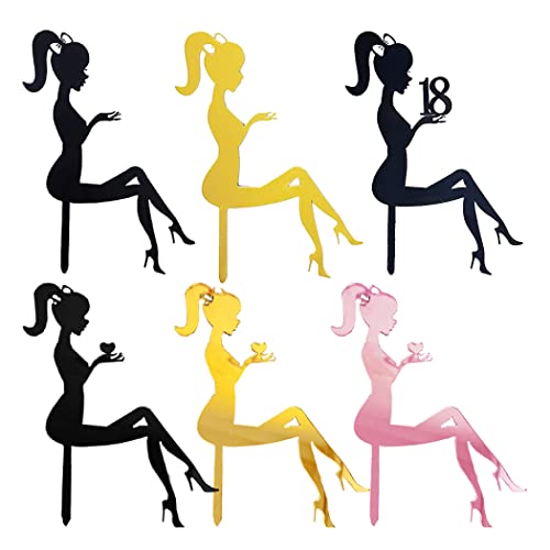 Borsgye 12 Stück High Heel Kuchenaufsätze Acryl Dame Silhouette Tortenstecker Cupcake Deko Tortendeko Tortenaufsatz Torten Kuchen Aufsatz Topper für Hochzeit Engagement Geburtstagsfeier Borsgye 12 Stück High Heel Kuchenaufsätze Acryl Dame Silhouette Tortenstecker Cupcake Deko Tortendeko Tortenaufsatz Torten Kuchen Aufsatz Topper für Hochzeit Engagement Geburtstagsfeier von Borsgye