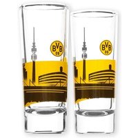 BVB 22440100 - BVB Schnapsglas Skyline (2 Stück) von Borussia Dortmund