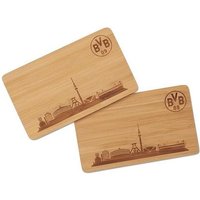 BVB Borussia Dortmund - Frühstücksbrettchen aus Holz, 2er Set BVB Borussia Dortmund - Frühstücksbrettchen aus Holz, 2er Set von Borussia Dortmund