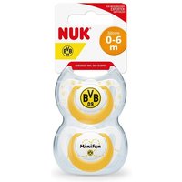 BVB-Schnullerset NUK Star 0-6 Monate BVB-Schnullerset NUK Star 0-6 Monate von Borussia Dortmund