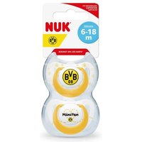 BVB-Schnullerset NUK Star 6-18 Monate BVB-Schnullerset NUK Star 6-18 Monate von Borussia Dortmund