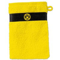 Borussia Dortmund 15801000 - Waschhandschuh, Baumwolle 20x10cm von Borussia Dortmund
