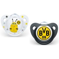 Borussia Dortmund 20430300/02 - Schnullerset NUK 6-18 Monate, 2er Set von Borussia Dortmund