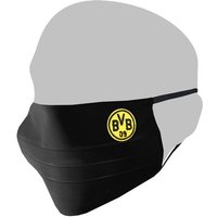 Borussia Dortmund BVB 09 - Mundschutz, Maske schwarz von Borussia Dortmund