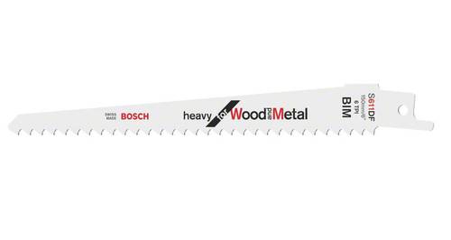 Bosch Accessories 2608657561 Säbelsägeblatt S 611 DF, Heavy for Wood and Metal, 25er-Pack Sägebla von Bosch Accessories