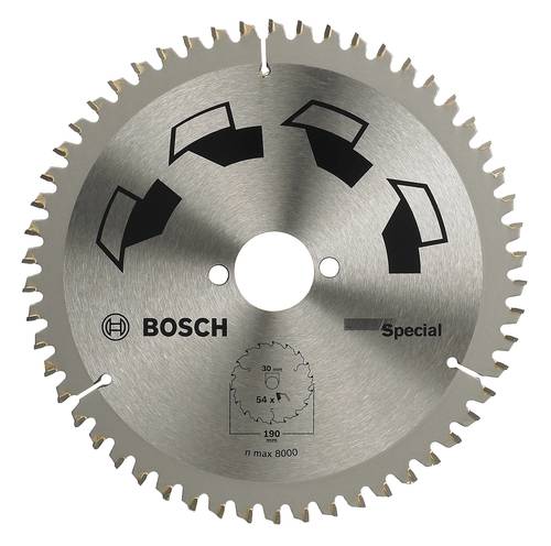 Bosch Accessories Special 2609256896 Hartmetall Kreissägeblatt 250 x 30mm Zähneanzahl: 80 1St. von Bosch Accessories