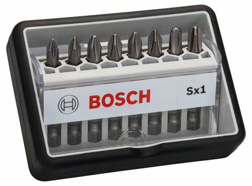 Bosch Accessories Robust Line 2607002556 Bit-Set 8teilig Kreuzschlitz Phillips von Bosch Accessories