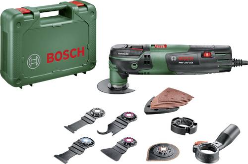 Bosch Home and Garden PMF 250 CES Set 0603102101 Multifunktionswerkzeug mit Zubehör, inkl. Koffer 1 von Bosch Home and Garden