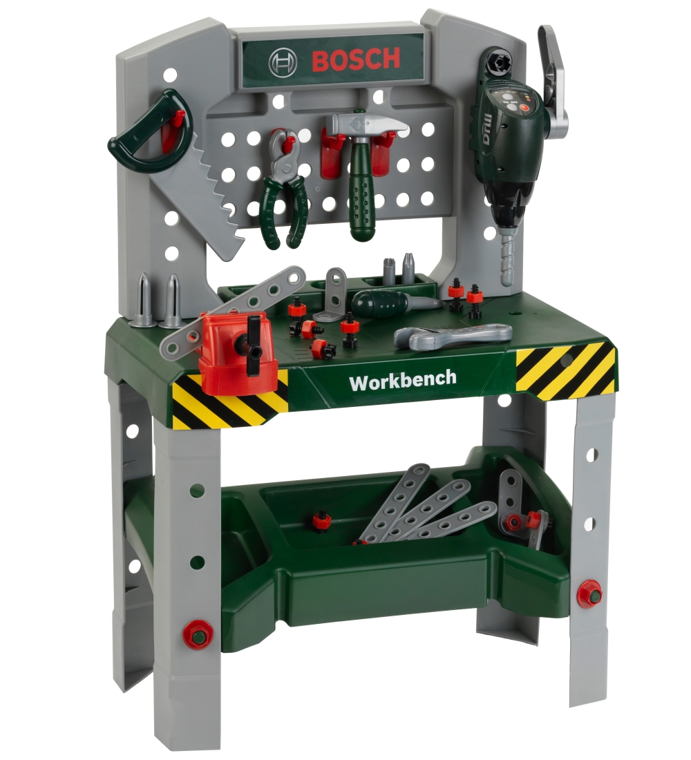 Bosch Mini Werkbank - Spielzeug - 76 cm - M Wüstengrün/Silber - Bosch Mini - One Size - Werkzeug Bosch Mini Werkbank - Spielzeug - 76 cm - M Wüstengrün/Silber - Bosch Mini - One Size - Werkzeug von Bosch Mini