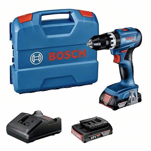 Bosch Professional GSB 18V-45 06019K3302 Akku-Bohrschrauber 18V 2.0Ah Li-Ion inkl. 2. Akku, inkl. La von Bosch Professional
