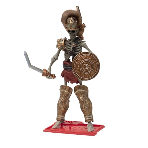 Boss Fight Studio Epic H.A.C.K.S. Gladiator-Skelett-Actionfigur - hochbewegliche Sammelfigur mit Zubehör inklusive Helm, Rüstung, Schild, Scherenklinge, Schwerter und Ständer - 1:12 von Boss Fight Studio