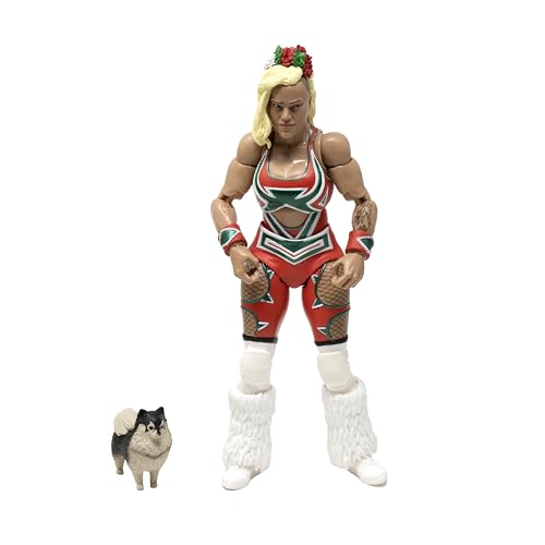 Boss Fight Studio Legends of Lucha Libre Premium Taya Valkyrie Sammel-Actionfigur - Hochbewegliche Figur mit Zubehör - Heftpistole, alternative Hände & Kopf und Prinz Presley - 1:12 von Boss Fight Studio