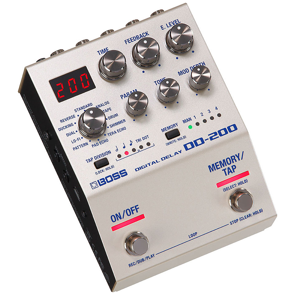 Boss DD-200 Digital Delay Effektgerät E-Gitarre Boss DD-200 Digital Delay Effektgerät E-Gitarre von Boss