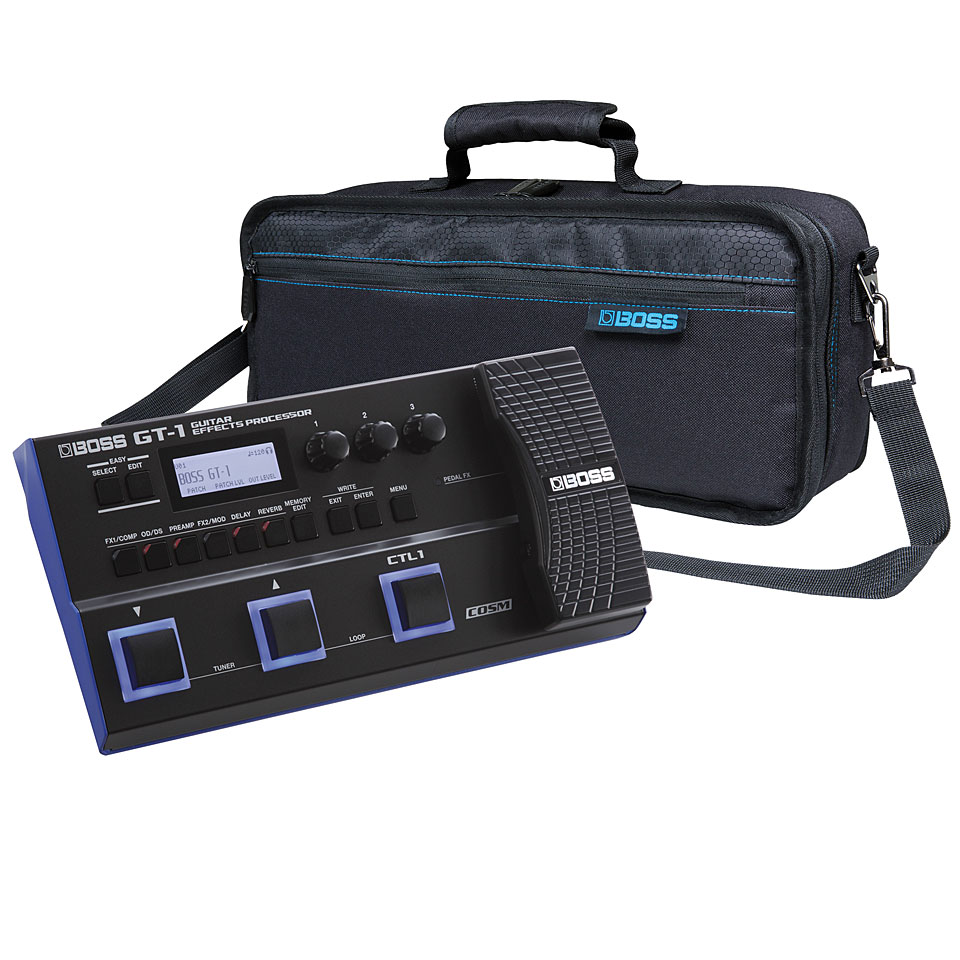 Boss GT-1 Bag Bundle Multieffektgerät E-Gitarre Boss GT-1 Bag Bundle Multieffektgerät E-Gitarre von Boss
