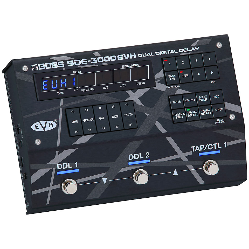 Boss SDE-3000-EVH Eddie van Halen Dual Delay Effektgerät E-Gitarre Boss SDE-3000-EVH Eddie van Halen Dual Delay Effektgerät E-Gitarre von Boss