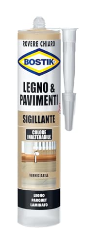Bostik Silikon für Holz, 300 ml, für Parkett, Möbel, für Profiheimwerker von Bostik