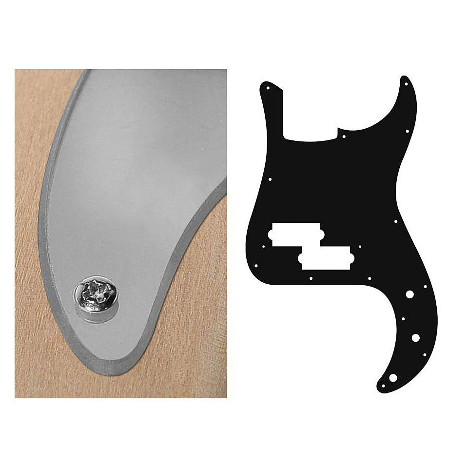 Boston PB-215-MC Mirror Chrom Pickguard von Boston