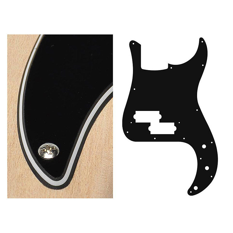 Boston PB-315-B Black Pickguard von Boston