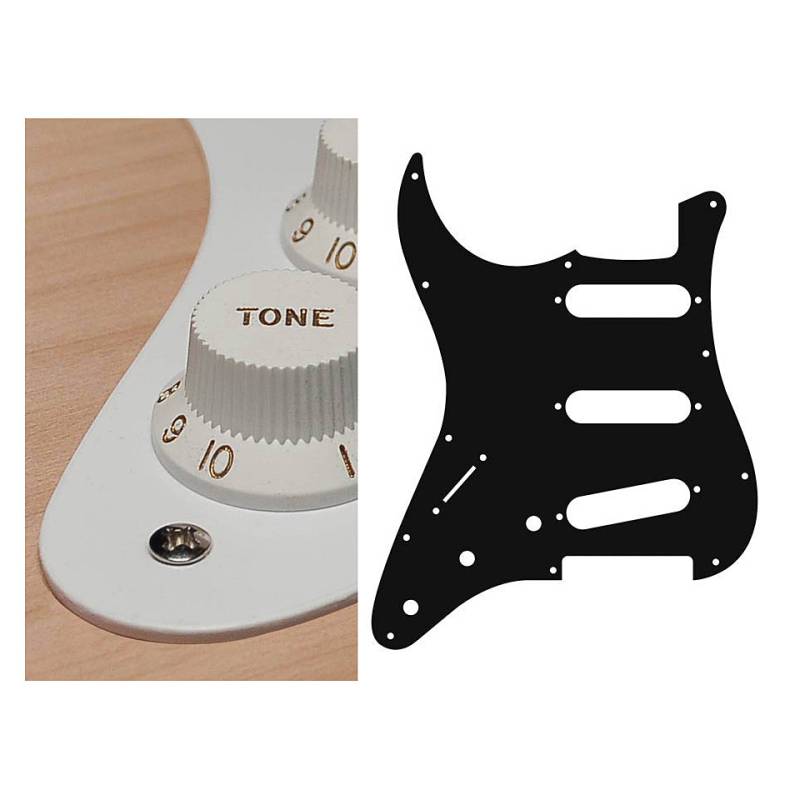 Boston SL113-W 1-Ply ST-Style White Lefthand Pickguard von Boston