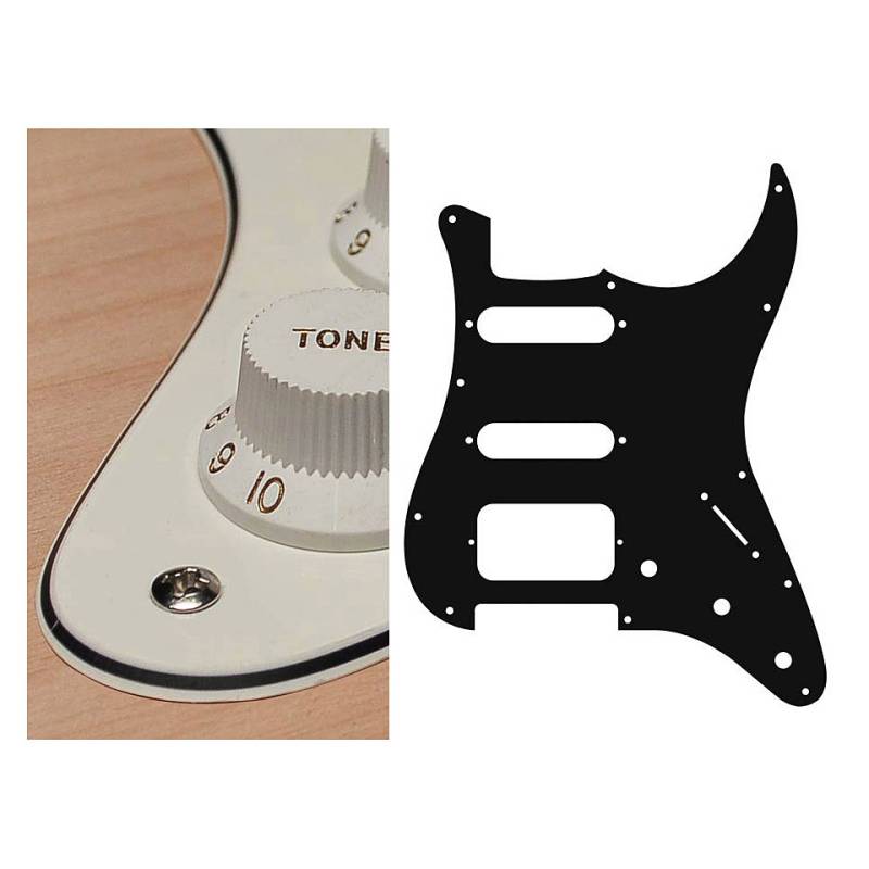 Boston ST-323-VW 3-Ply ST-Style, HSS, vintage white Pickguard von Boston