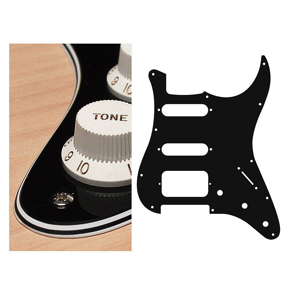 Boston ST-423-B 4-Ply ST-Style black Pickguard von Boston