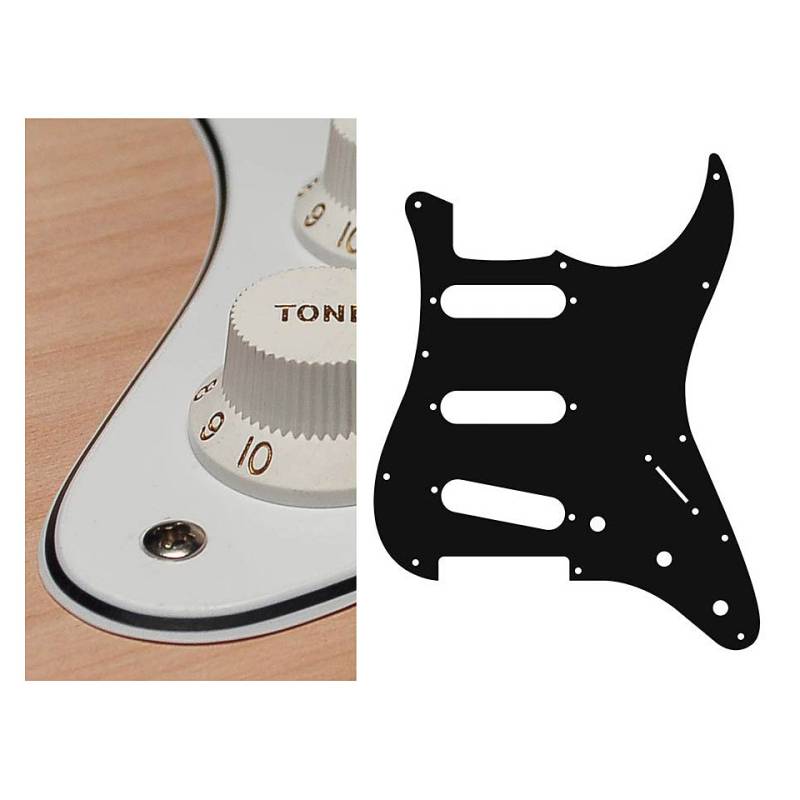 Boston ST313-W 3-Ply ST-Style Pickguard von Boston