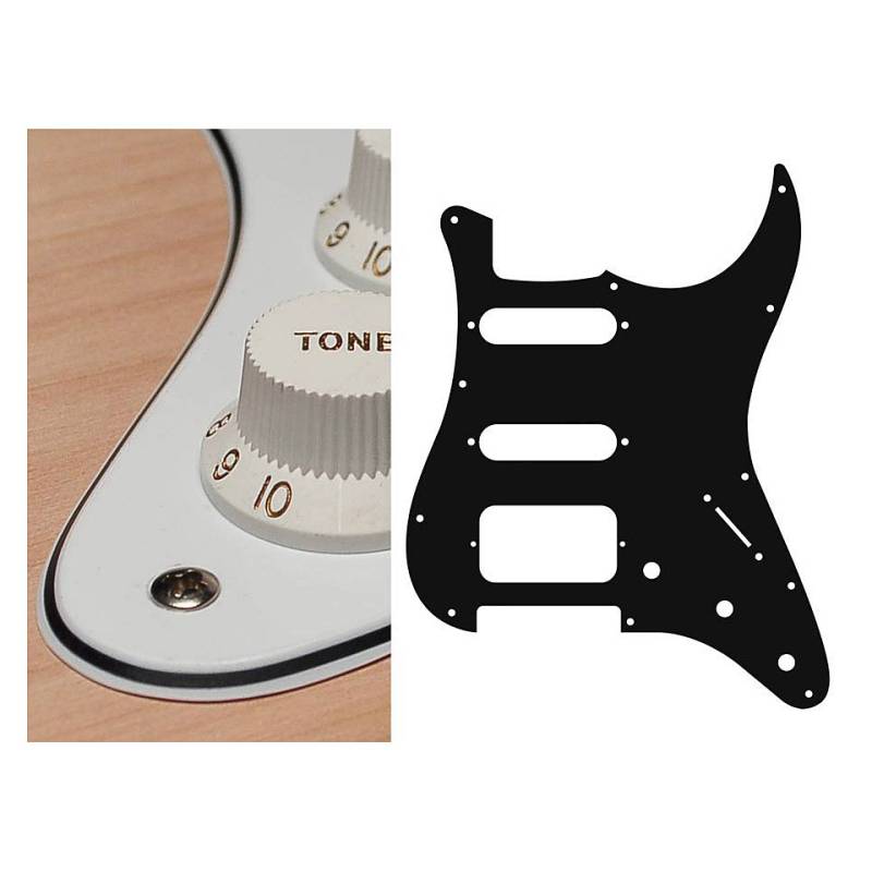 Boston ST323-W 3-Ply ST-Style, HSS, white Pickguard von Boston