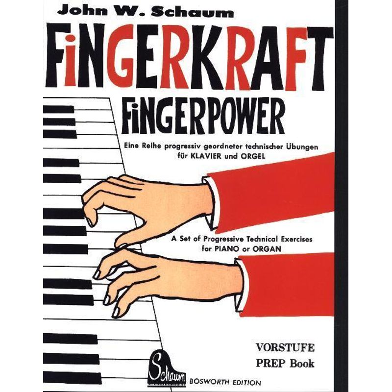 Fingerkraft, Vorstufe. Fingerpower, Prep Book von Bosworth Musikverlag