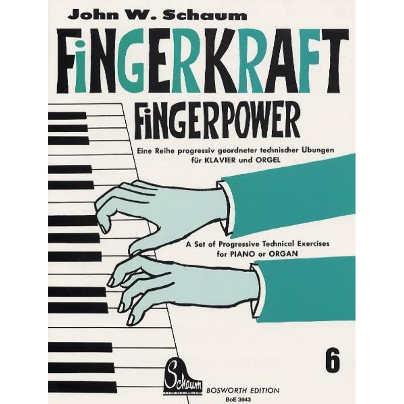 Fingerkraft 6. Fingerpower.H.6 von Bosworth Musikverlag