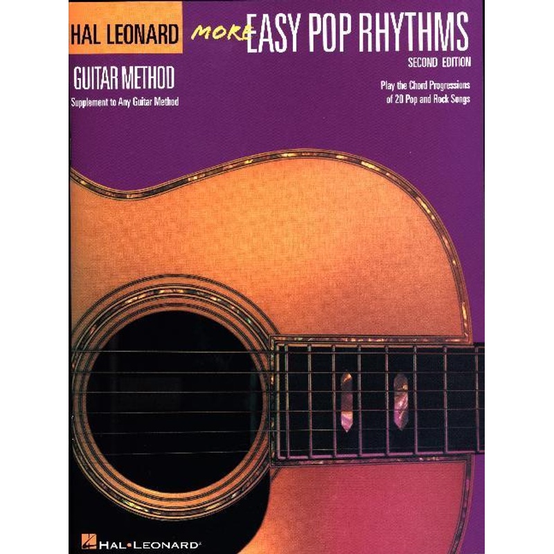 Hal Leonard Gitarrenmethode / Guitar Method / Hal Leonard Guitar Method: More Easy Pop Rythms von Bosworth Musikverlag