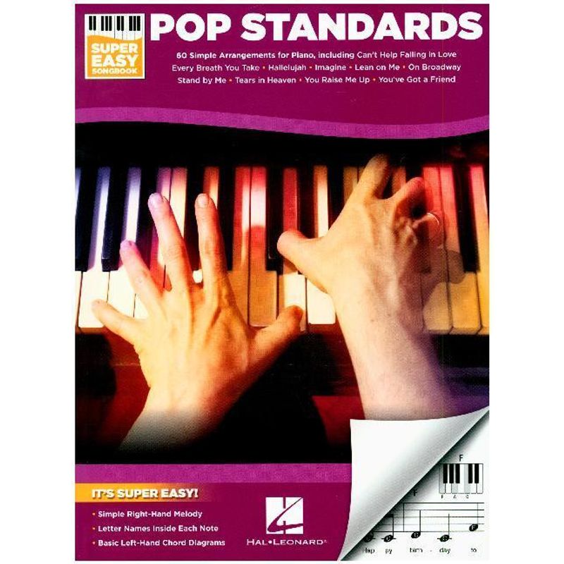 Pop Standards Super Easy Songbook, Piano von Bosworth Musikverlag